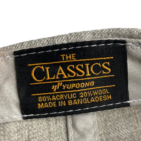 The Classics Yupoong Hat Legendary Snapback Gray Wool Blend New - Picture 8 of 8